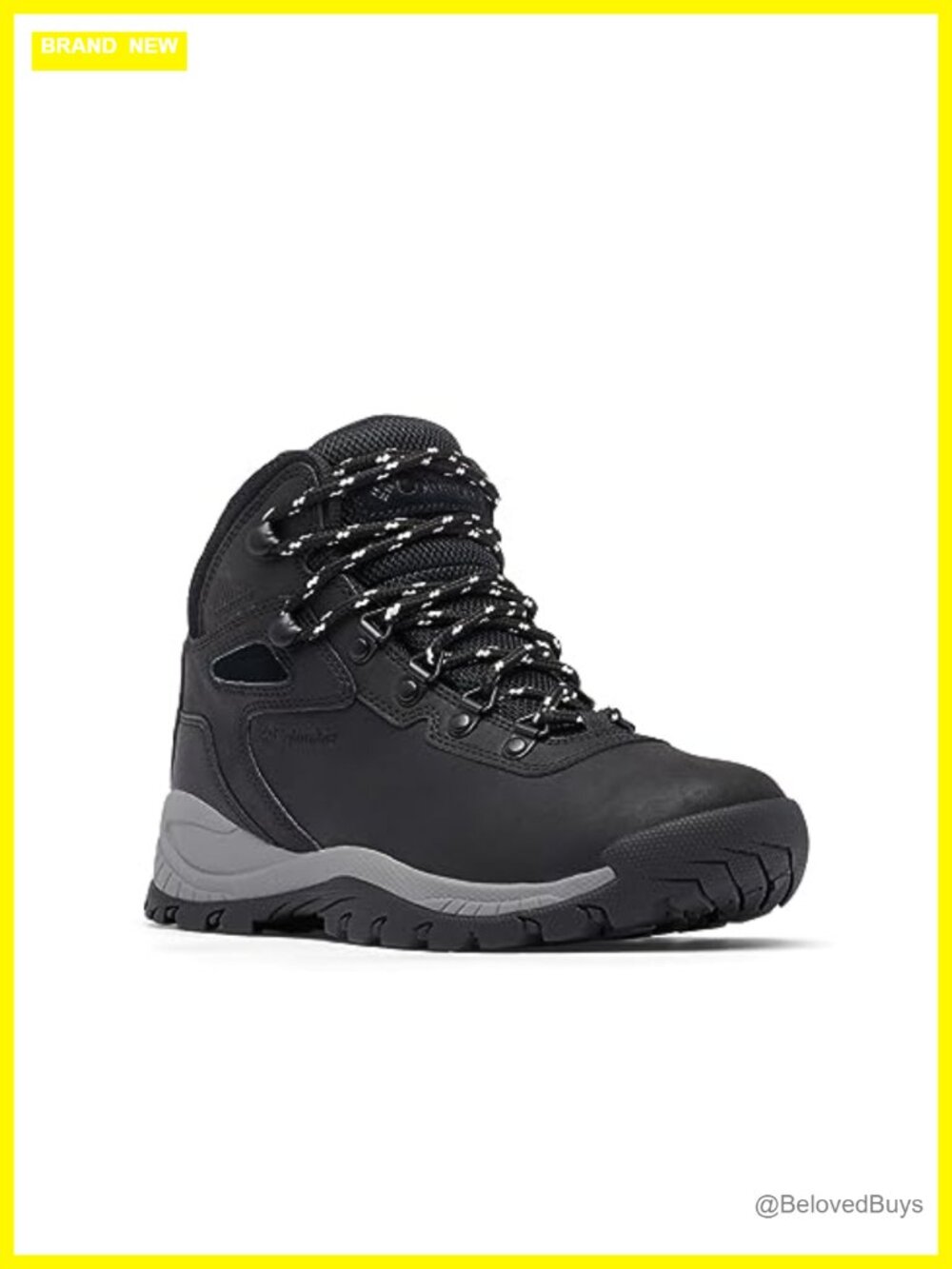 Waterproof Leather Mid-Top Hiking Boots Omni-Grip Lace-Up